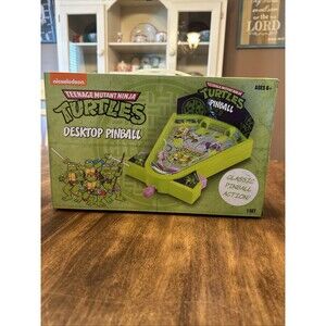 Teenage Mutant Ninja Turtles Table Top Desktop Pinball Nickelodeon NIB 2022